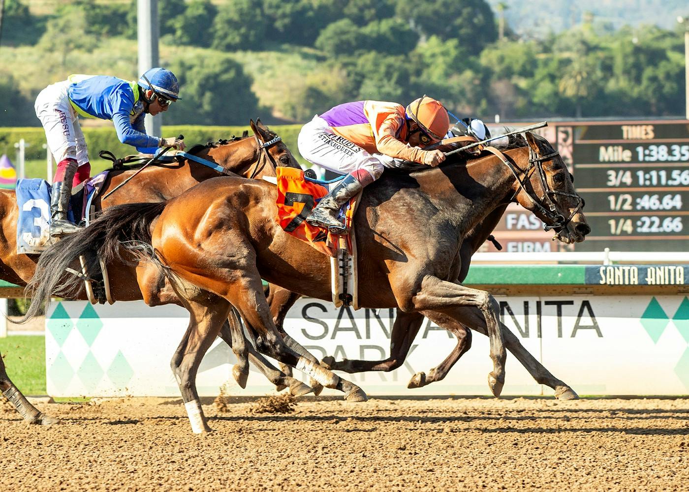 Coffee In Bed Gets Elusive Graded Stakes Win In GII, $200,000 Santa Maria Stakes
